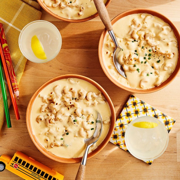 Mac & cheese soup recipe