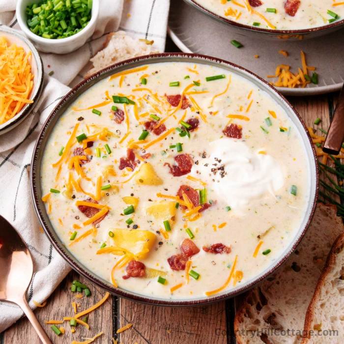 Soup potato creamy recipe ever bacon classy red cooking potatoes cookingclassy cream ingredients recipes homemade lobster made perfect milk mix